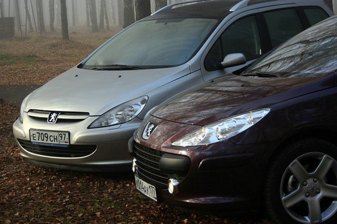 Peugeot 307 SW and SW restyling in Russia