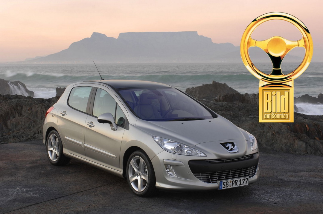 Peugeot 308 1 Gold Steering Wheel Award Winner 2007