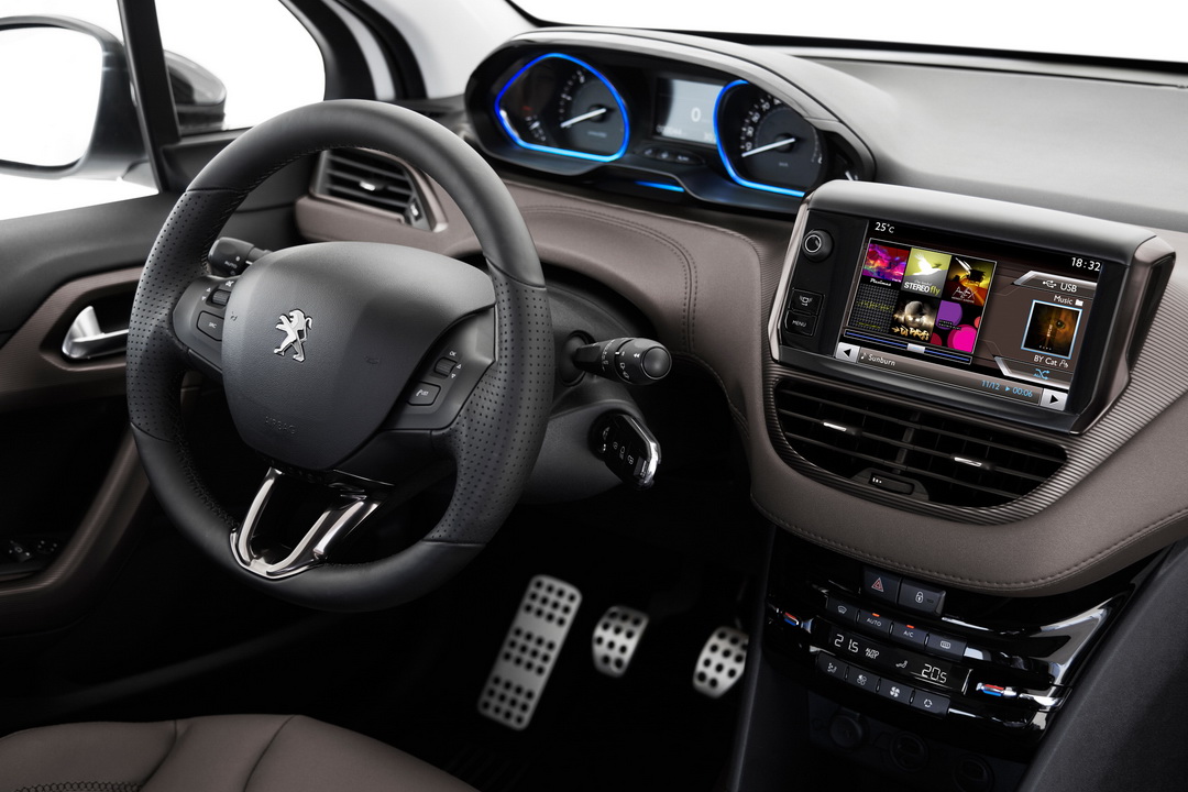 The driver's seat in the Peugeot 2008 is very comfortable