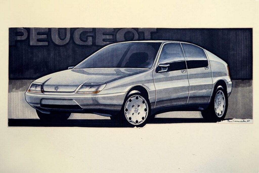 Peugeot 306 Sketch Pietro Camardella 87