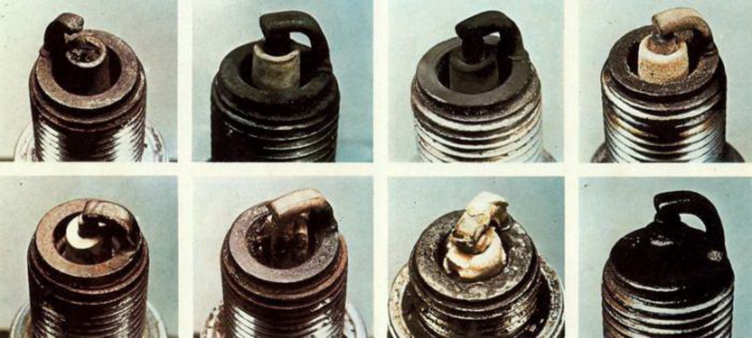 Types of carbon deposits on spark plugs