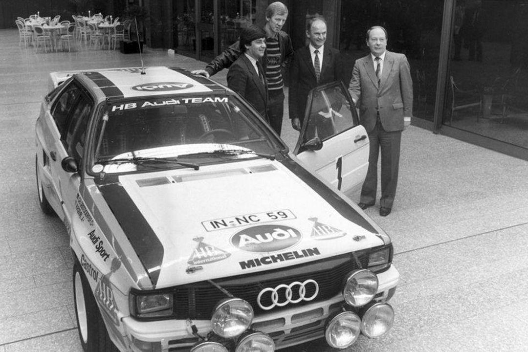  Audi Quattro S1 Evolution 2 and Walter Röhrl