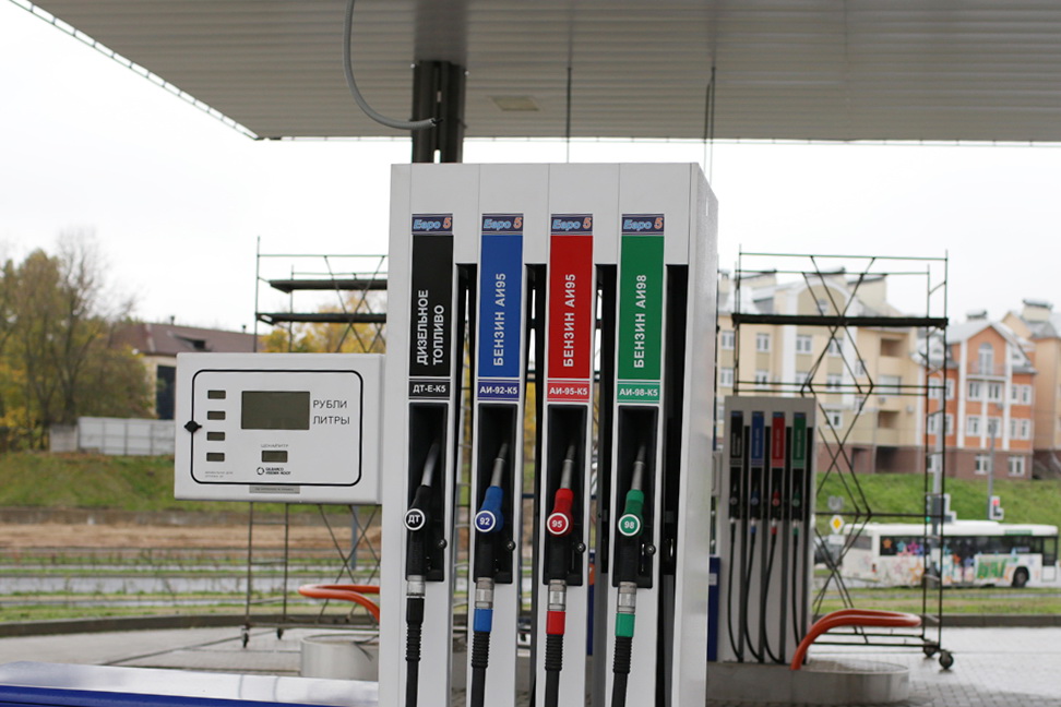 Gas station fuel dispenser Russia
