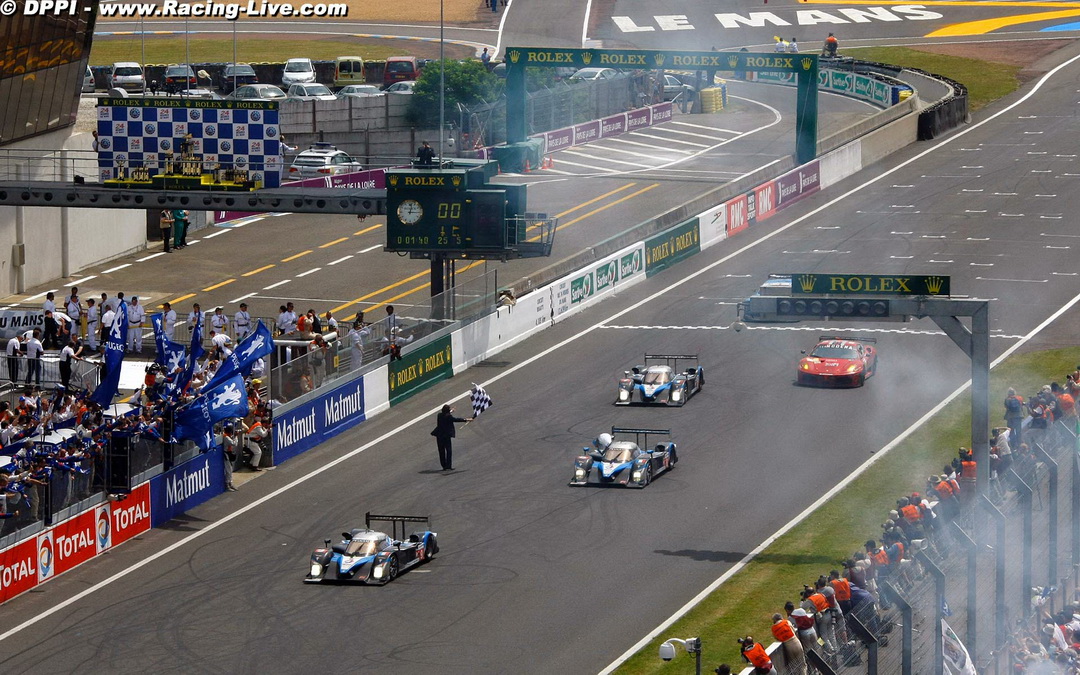Victory for diesel Peugeot 908 at the "24 Hours of Le Mans" 2009