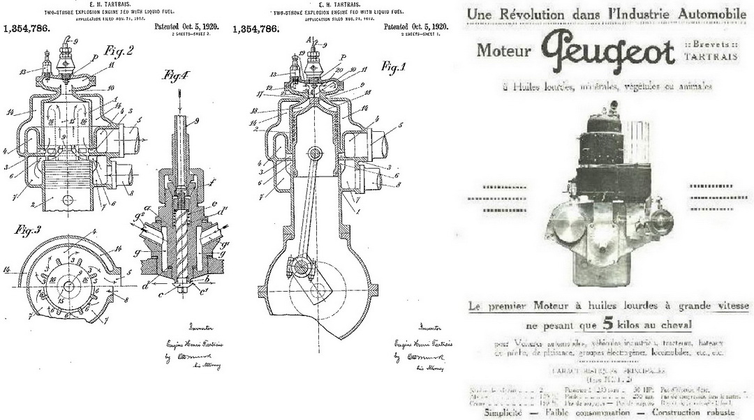Patent Tartrais Peugeot