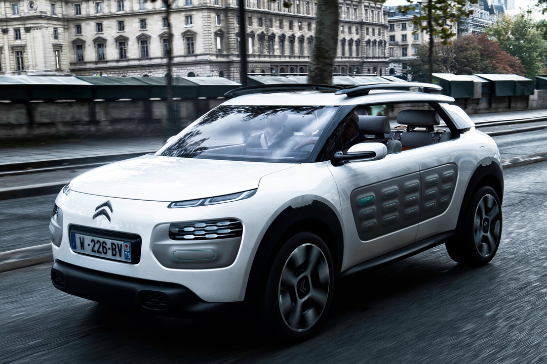 Conceptual Citroën Cactus Concept '2013 was not much different from the production model