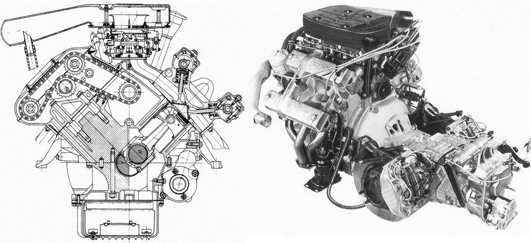 Citroen SM engine and transmission