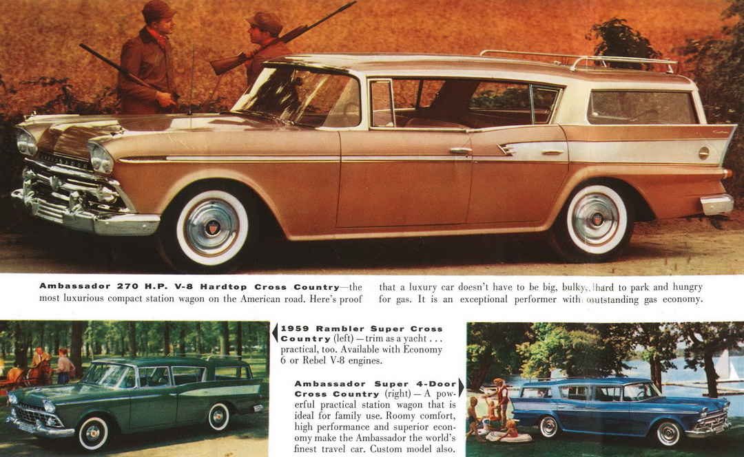 Rambler Ambassador Cross&Country '1959 Promotional Page