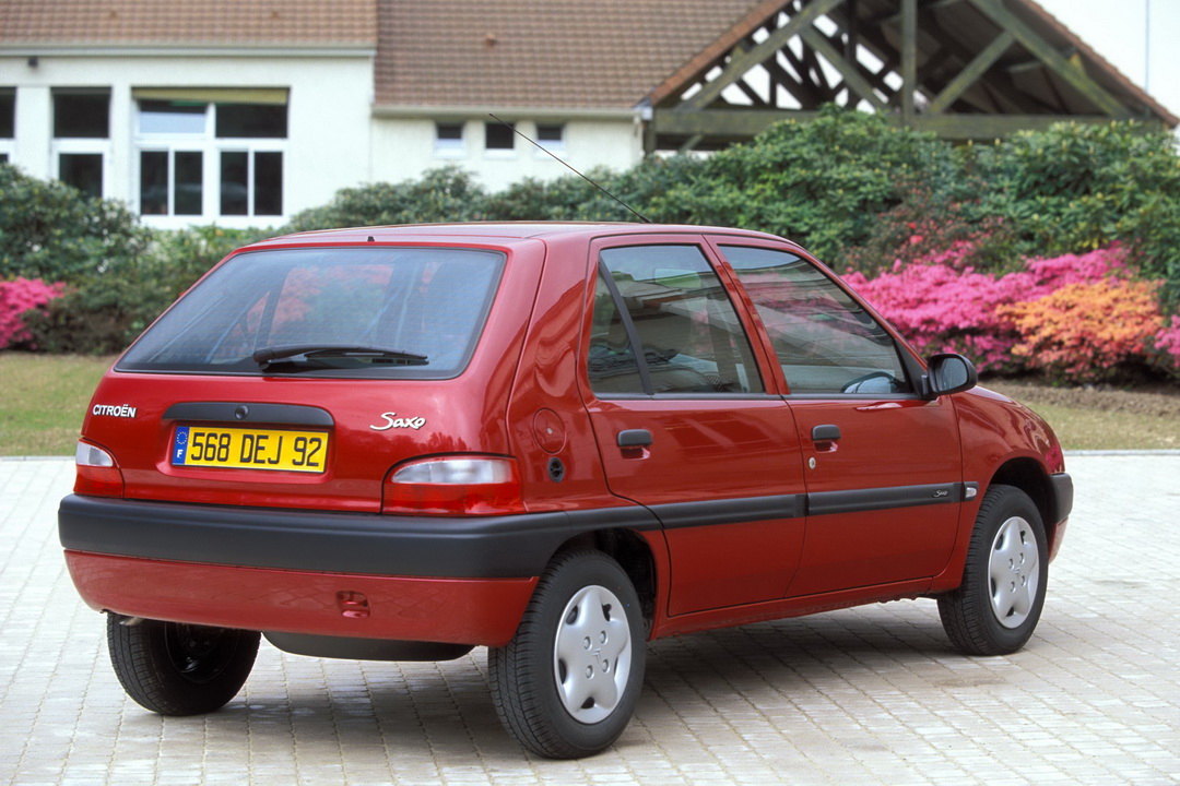 Aft Citroën Saxo with 1.4i engine adapted to run on GPL gas mixture